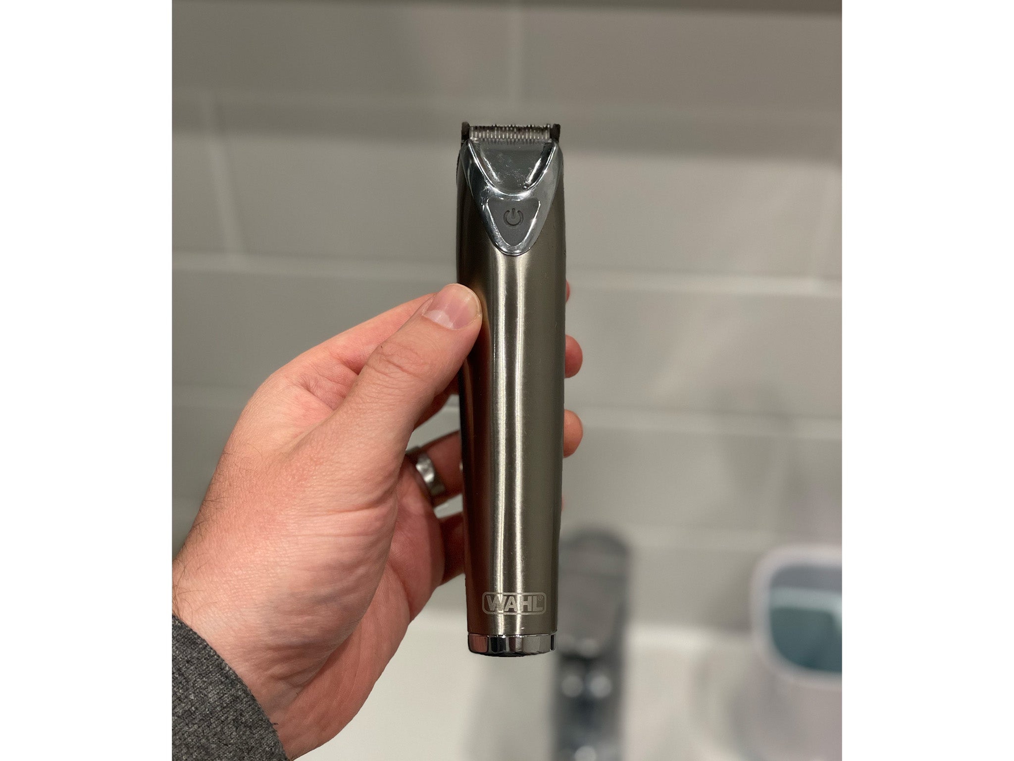 Wahl 9818 lithium ion plus stainless steel hotsell beard trimmer